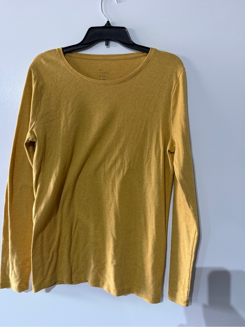 a new day Golden Mustard Long Sleeve Tee